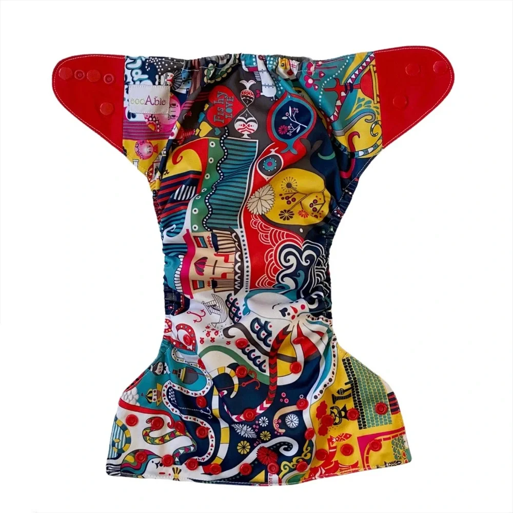 2 ecoable baby diaper covers multicolor unisex